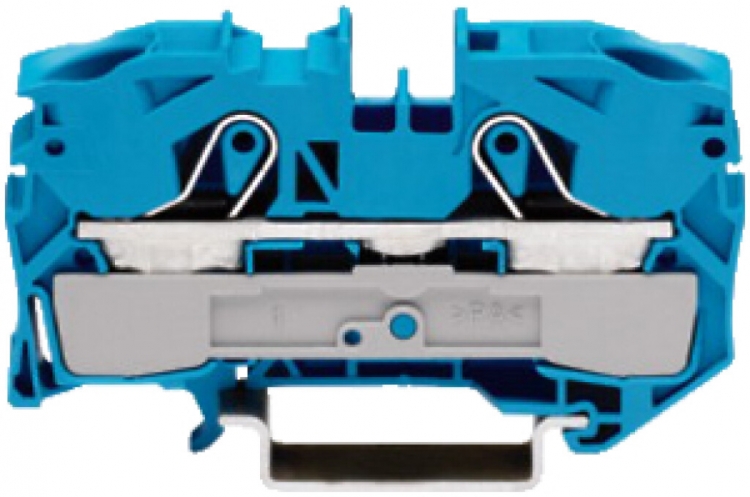 Borne de passage WAGO TopJob-S 16mm² 2L bleu série 2016 