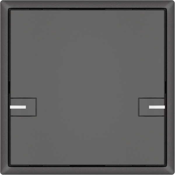 Poussoir universel EDIZIO.liv UNI SNAPFIX® 12…48V a.LED bleu 1× comm.2T grf 