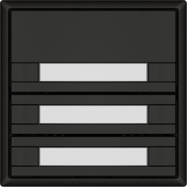 Universaltaster EDIZIO.liv UNI SNAPFIX® 12…48V o.LED 3× 2-Tbed.Pap.sz 