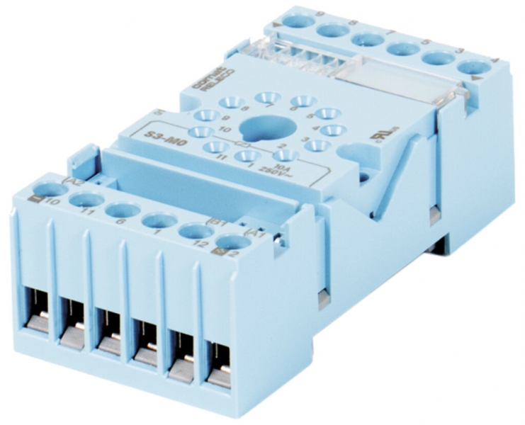 Zoccolo ad innesto ComatReleco S3-M0 11L per relè C3 