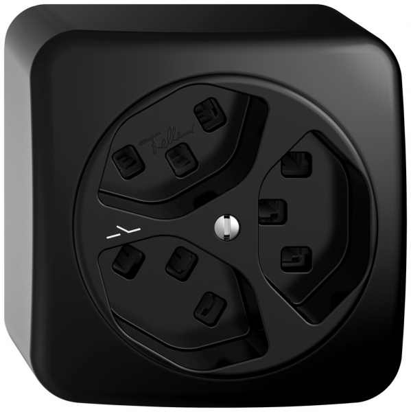 Prise AP STANDARDdue SNAPFIX® 3×T23 1×S no 
