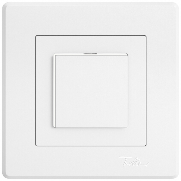 Tasto a pulsante INC EDIZIO.liv SNAPFIX® ARK/1P lat.bianco bi 