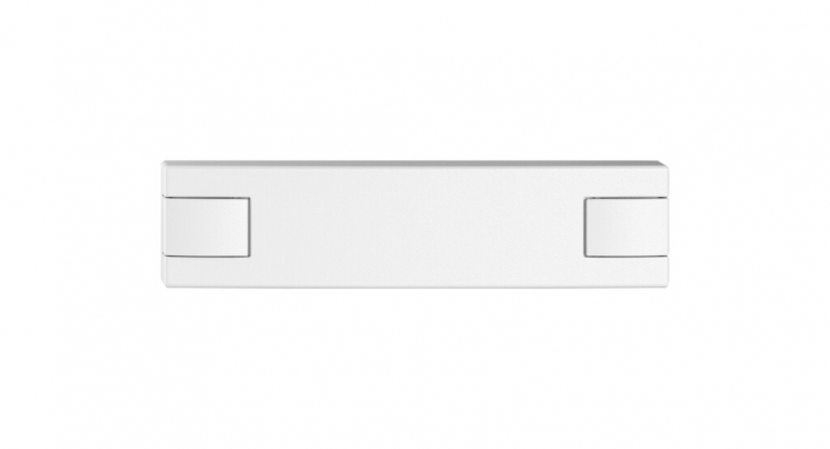 Pulsante 1/8 EDIZIO.liv SNAPFIX® p.KNX&UNI s.LED comando a 2 tasti bi 