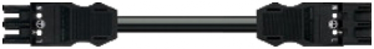 Cavo di connessione WINSTA MIDI 3×1.5mm² 16A 250V 3m cod.A nero 