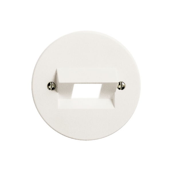 Disco frontale FH 1×RJ45 bianco ITplus 58mm 