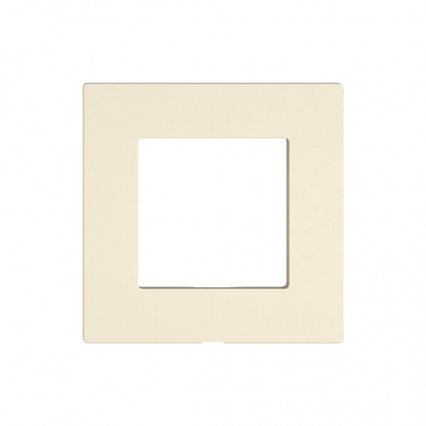 Piastra frontale EDIZIO.liv Wiser 60×60mm crema 
