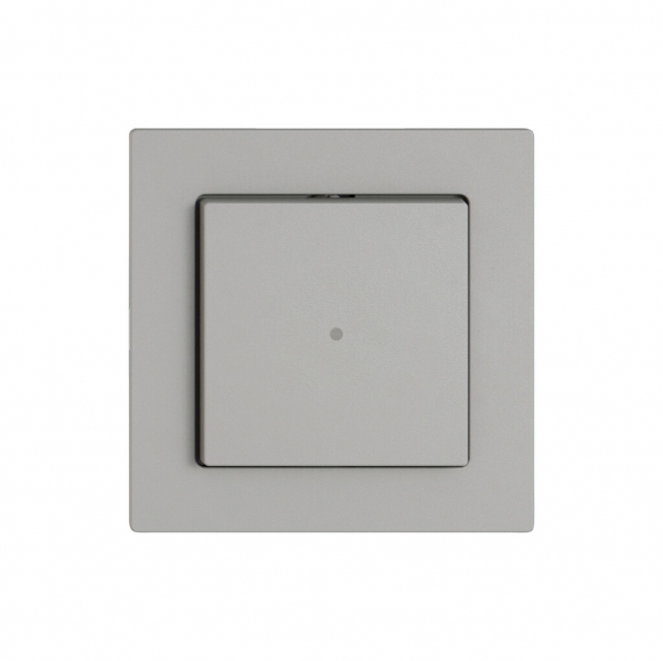 Kit di montaggio EDIZIO.liv SNAPFIX® interr.e cont.c.1 tasto lente front.grc 