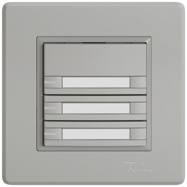 Pulsante KNX RGB INC EDIZIO.liv SNAPFIX® sensore temp.RGB-LED targ.6× com.1T grc 