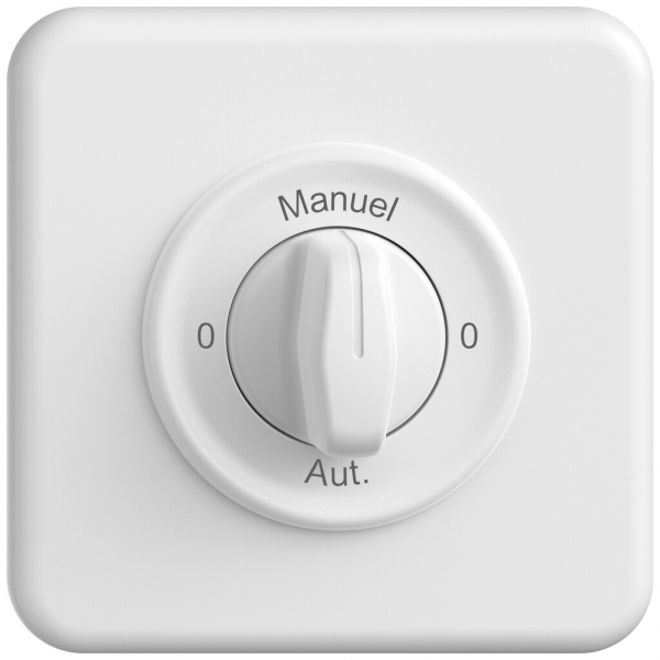 Interrupteur rotatif ENC STANDARDdue SNAPFIX® manette 2/1L 0-Manuel-0-Auto bc 