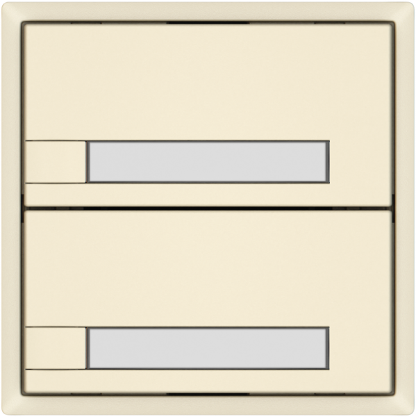 Pulsante KNX RGB EDIZIO.liv SNAPFIX® sensore temp.s.LED targ.2× com.1T cr 