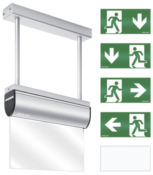 Lampada di emergenza ESYLUX SLC EL LED IR 230V 3W IP40 3h all fissaggio sospeso 