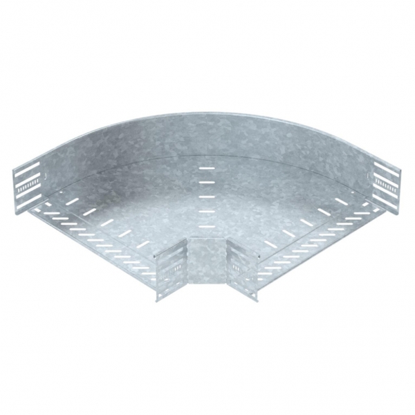 Coude BET RB 90° 110×400mm acier galvanisé à chaud 