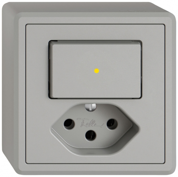 Combinaison AP EDIZIO.liv SNAPFIX® S6K+T13 éclairage frontal jn grc 