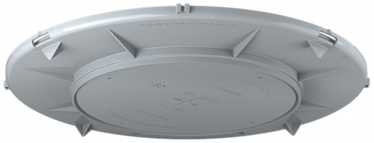 Plaque frontale HaloX 250 pour béton sur place, découpe au plafond Ø180mm 