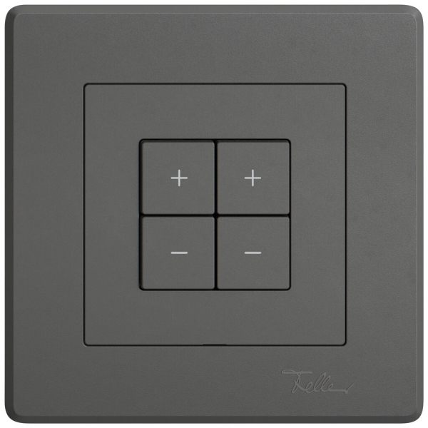 Station sec.variateur ENC EDIZIO.liv Wiser SNAPFIX® 2 canaux 4 touches grf 