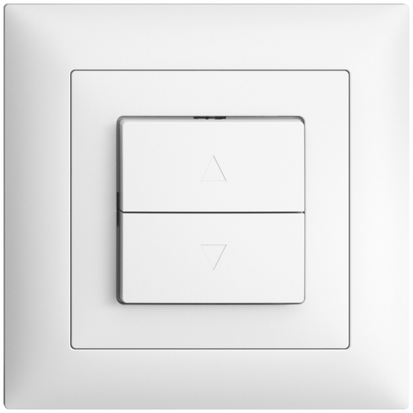 UP-Frontset EDIZIOdue FMI weiss für Storentaster/-schalter 