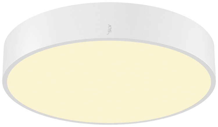 Plafonnier LED SLV MEDO PRO 40 19W 2650lm 930/940 IP50 DALI Ø380mm blanc 