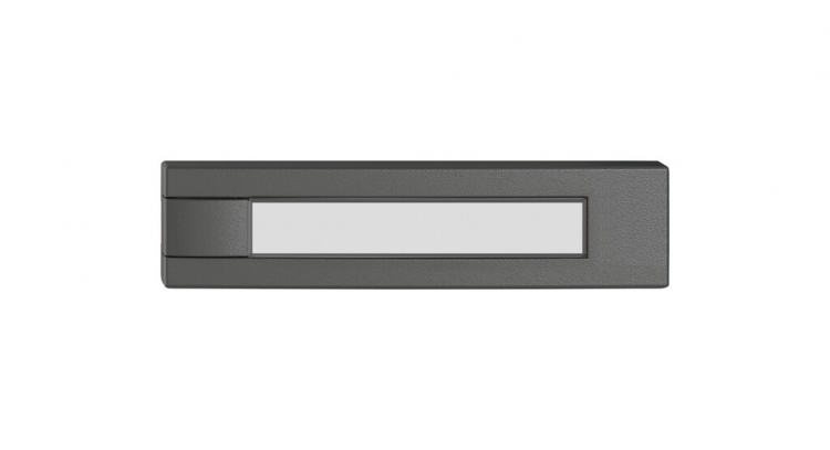 Poussoir 1/4 EDIZIO.liv SNAPFIX® p.KNX&UNI s.LED a.étiquette comm.1touch.grf 