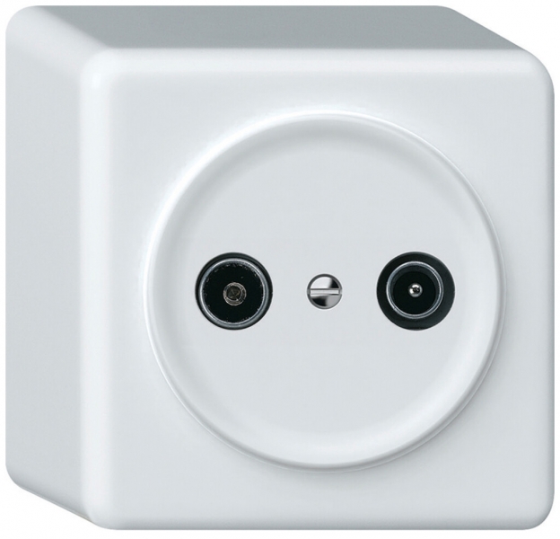 Presa antenna AP TV-R origin presa terminale 10.5dB 2.7dB bianco 