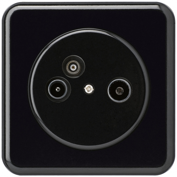 UP-Antennendose TV-R-Daten basico C 2GHz 14db schwarz 