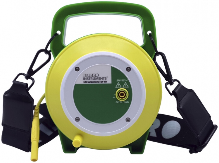 Système de dévidage de câble ELBRO ET24-VR pour ET24-10/20 jaune CATIII 600V 10m 