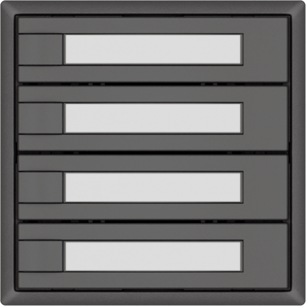 Universaltaster EDIZIO.liv UNI SNAPFIX® 12…48V o.LED 4× 1-Tbed.Pap.dgu 