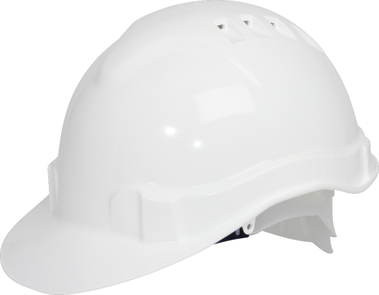Casco di protezione bianco 