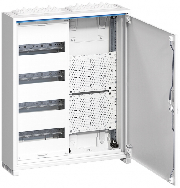Distributore AP Hager univers 4-file media 48UM porta IP44 550×650×160mm 