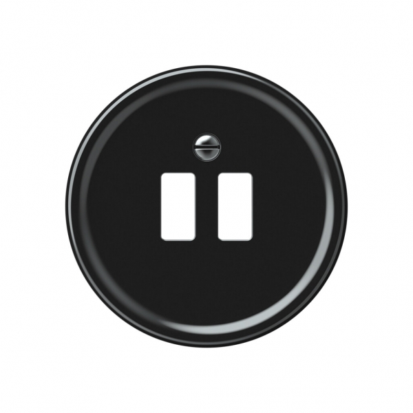 Kit frontale origin 2×presa di carica USB nero 