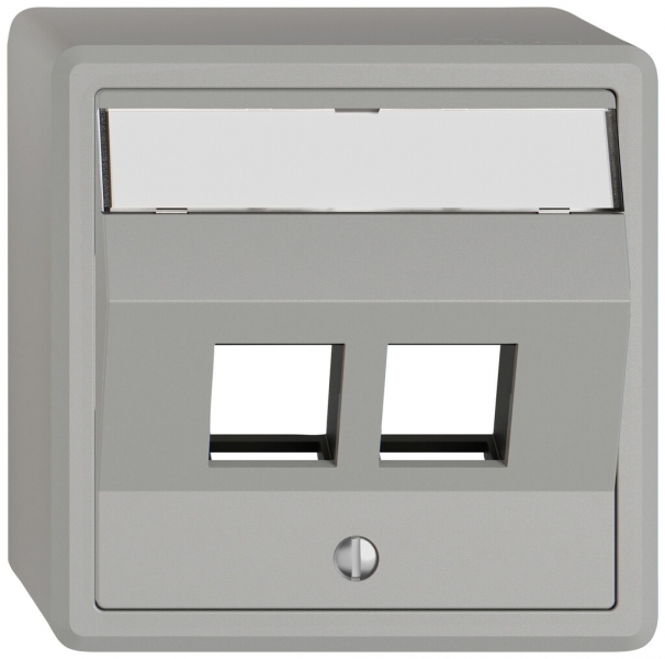 Kit di montaggio AP EDIZIO.liv Keystone SNAPFIX® inclinato 2× grc 