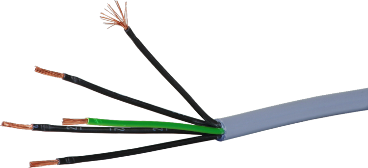 Cavo di comando LiYY 5×1.5mm² numerato grigio Una lunghezza