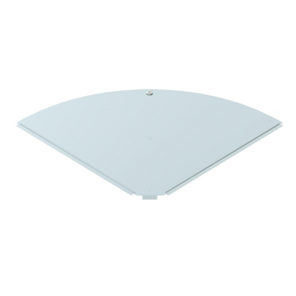 Couvercle BET RBD 90° 500mm acier zingué en continu zinc-aluminium 