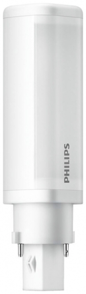 Lampada LED Philips CorePro G24d-1 5.9W 660lm 4000K Ø34×148mm opaco 120° 