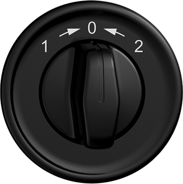 Contact pivotant STANDARDdue SNAPFIX® 1->0<-2/1P avec manette rotative no 