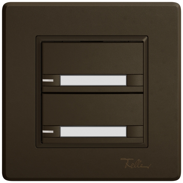 Pulsante KNX RGB INC EDIZIO.liv SNAPFIX® sensore temp.RGB-LED targ.2× com.2T ma 