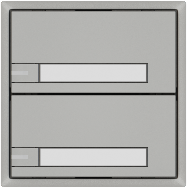 KNX-Taster RGB EDIZIO.liv SNAPFIX® Temperaturfüh.RGB-LED Pap.2×T 1-Tbed.hgu 