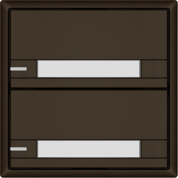 Pulsante universale EDIZIO.liv UNI SNAPFIX® 5…48V c.LED 2× com.2T targ.ma 