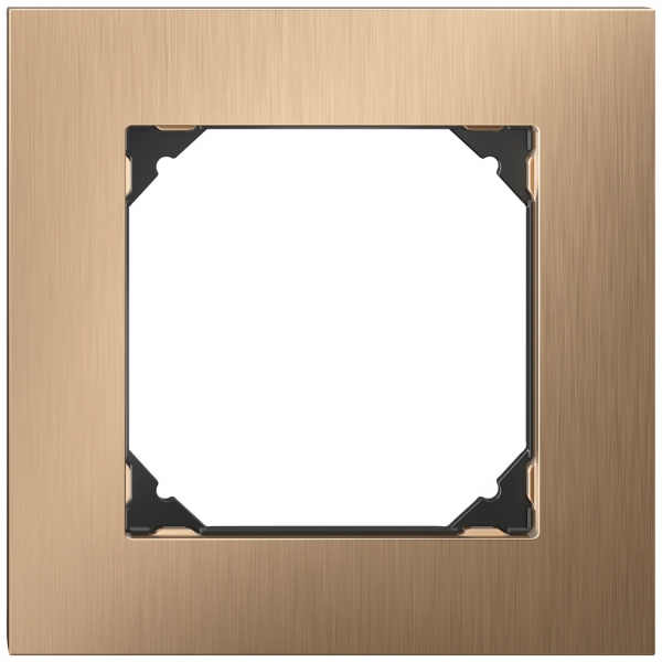 Cadre de recouvrement ENC EDIZIO.liv prestige SNAPFIX® 1×1 94×94mm ltn-champ 