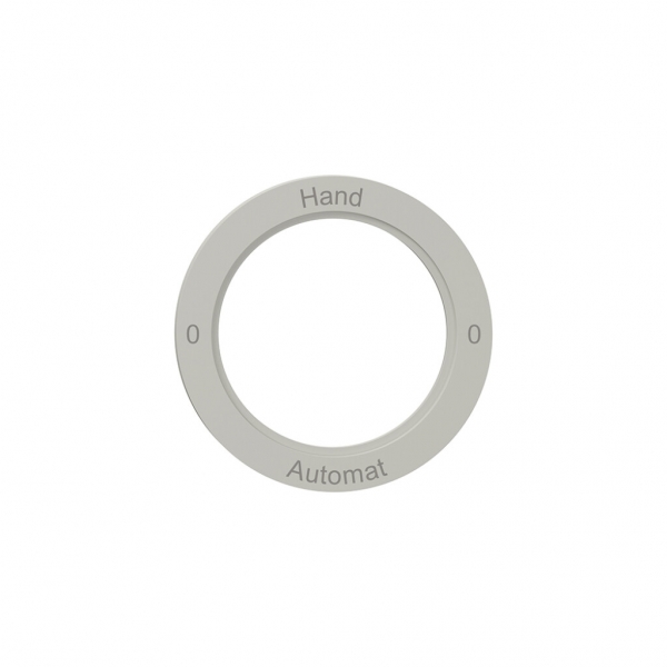 Disque indicateur NEVO, p.interrupteur rotatif, 0-Hand-0-Automat, gris clair 