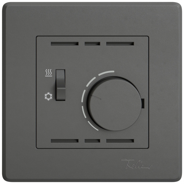 Termostato ambiente INC EDIZIO.liv SNAPFIX® inter.risca./refrig.230VAC 50Hz grs 