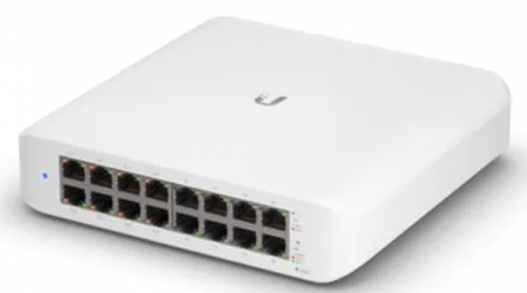 Switch Ubiquiti UniFi PoE+ a 16 porte 8xPoE+, 45W Budget 