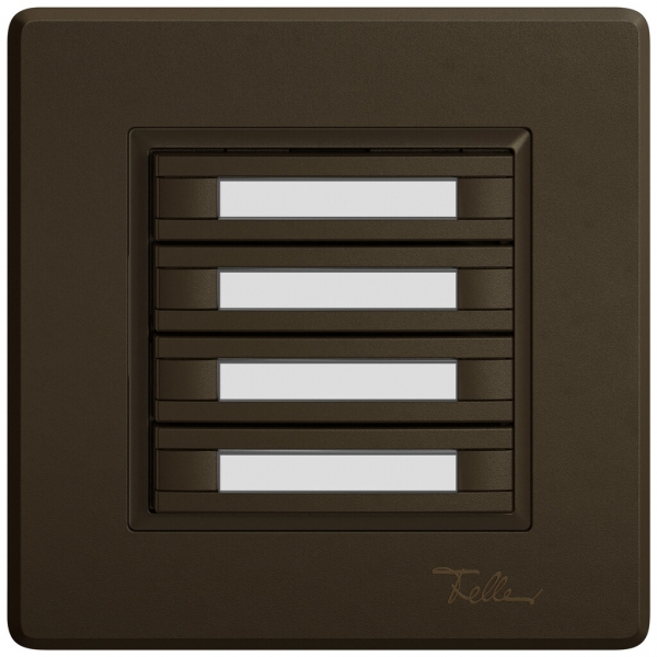 Pulsante KNX RGB INC EDIZIO.liv SNAPFIX® sensore temp.s.LED targ.4× com.2T ma 