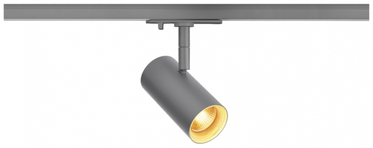 Projecteur LED SLV NOBLO SPOT PHASE 6W 740lm 927 32° VAR 1ph Ø50mm gris 