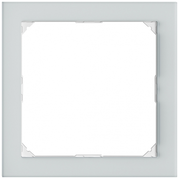 Cadre de recouvrement ENC EDIZIO.liv prestige SNAPFIX® p.vidéo 3.5" 154×154mm mi 