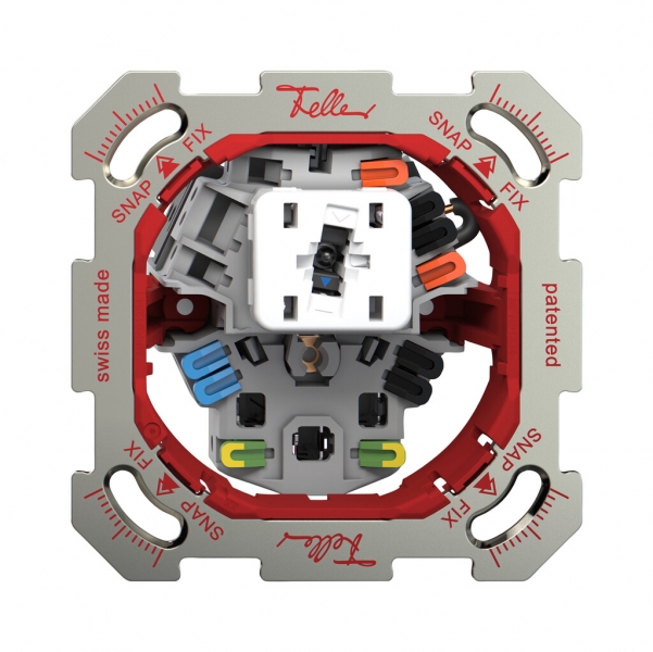 Combinazione INC Feller SNAPFIX® S3K+T23 lat.bl 