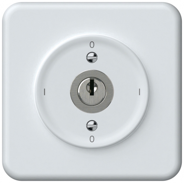 Interrupteur à clé ENC origin interrupteur 0/1L 16A 250V 0-I-0-I 92×92mm blanc 