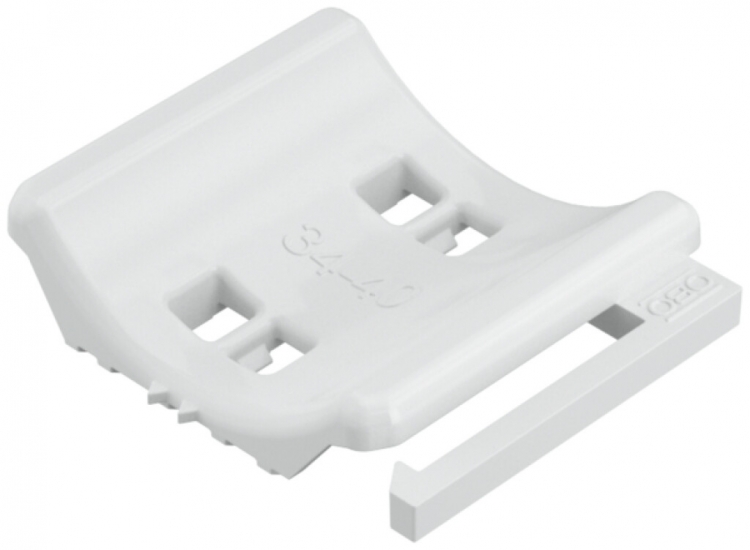 Contre-plaque Bettermann combinée avec contre-plaque double 34…40mm, PP, grc 