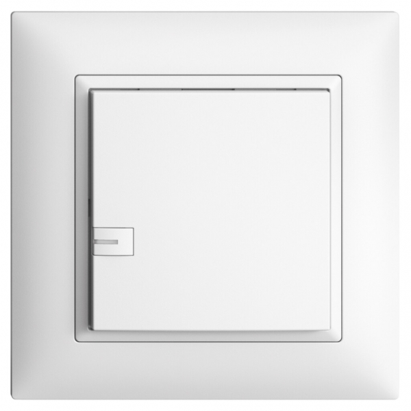 Pulsante KNX RGB INC EDUE FMI, 250mW, c.LED RGB, 1×pulsante, com.1×tasto, bi 