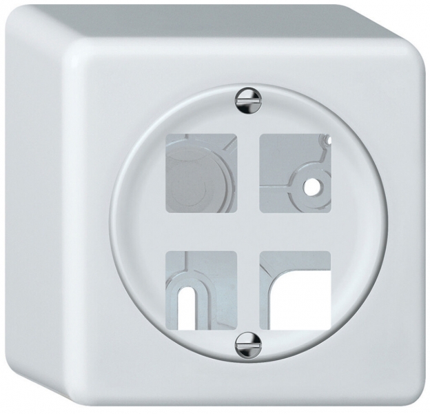 Kit di montaggio AP origin diritto 4×HMS 88×88mm bianco 