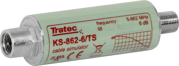 Correcteur de câble CC 862MHz 0.6dB 